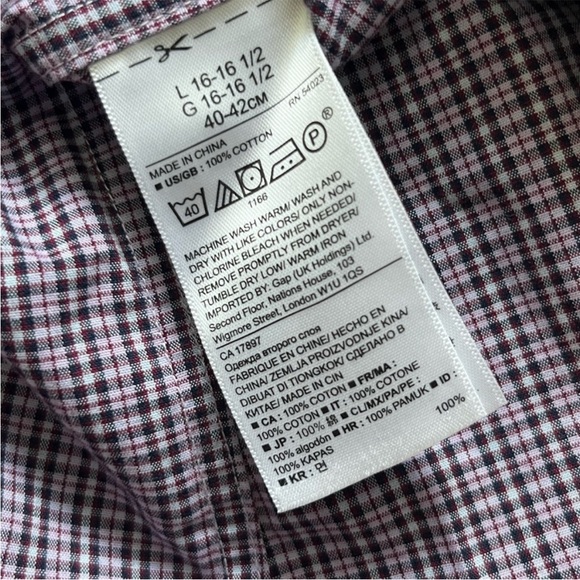 Banana Republic Men's Purple Striped Dress Shirt - Picture 7 of 8